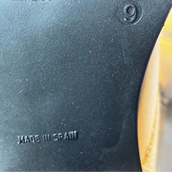 Free People Women's Myles Zip Front Leather Heeled Boots Ivory Size 9 Chunky - Picture 9 of 9